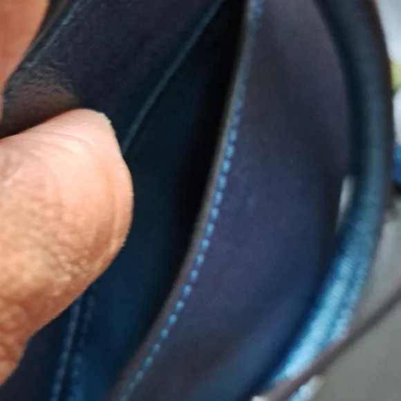 Coach Sierra Satchel in Metallic Dark Teal w/crossbody so Unique And Beautiful - Picture 13 of 13